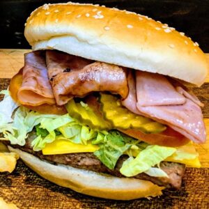 Ranch Burger with Ham